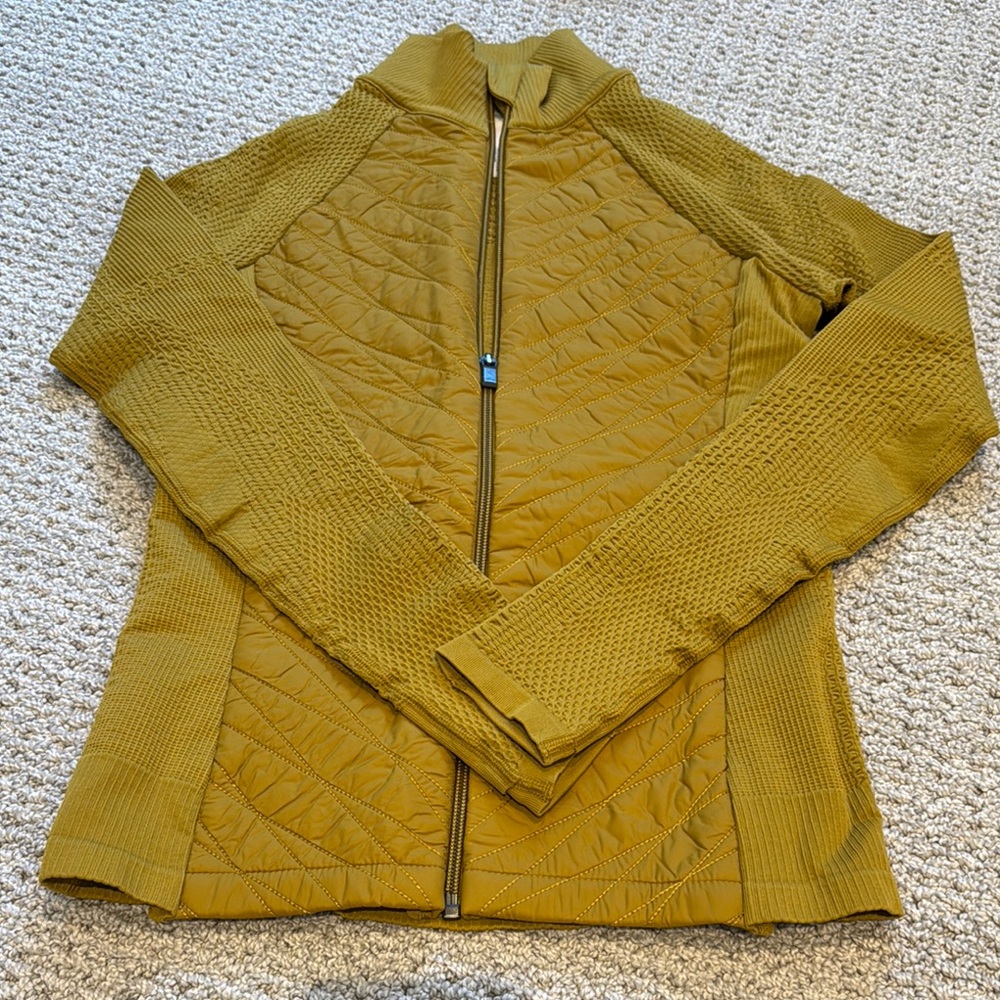 Mustard Yellow Quilted Jacket